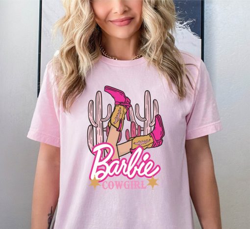 Barbie Cowgirl Barbeheimer Shirt For Barbie Heart Fan