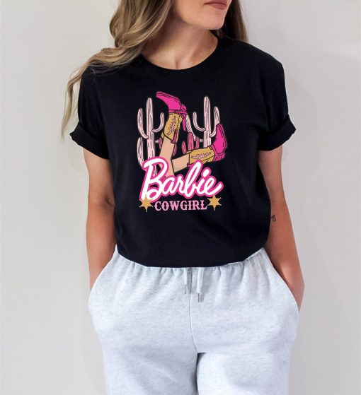 Barbie Cowgirl Barbeheimer Shirt For Barbie Heart Fan