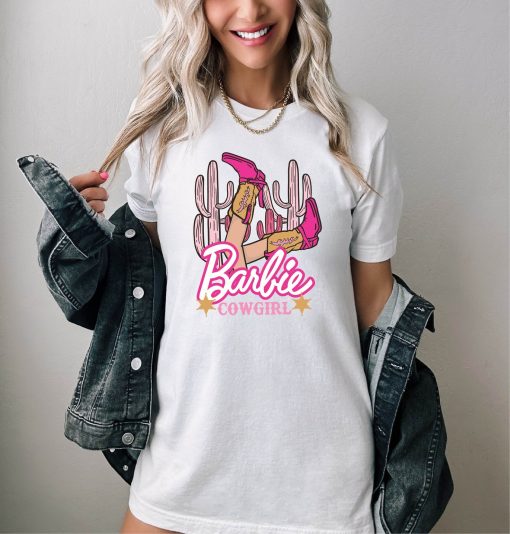 Barbie Cowgirl Barbeheimer Shirt For Barbie Heart Fan