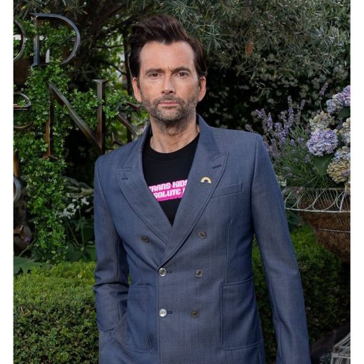 David Tennant Wearing Leave Trans Kids Alone T-Shirt