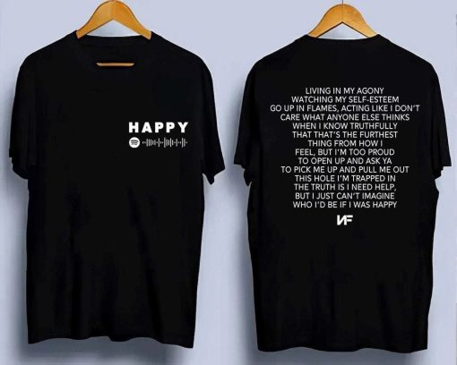 NF Music Happy Shirt Tour 2023 Tee