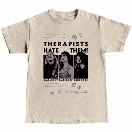 Therapists Hate Them Taylor Swift Phoebe Bridgers Graice Abrams Eras Tour shirt