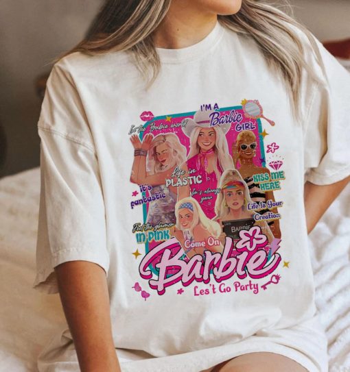 Vintage Come On Barbie Let’s Go Party Shirt Movie 2023 Tee