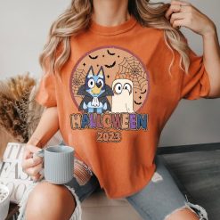 Halloween Bluey Horror Shirt, Halloween Costume Shirt, Funny Bluey Halloween Sweatshirt 1